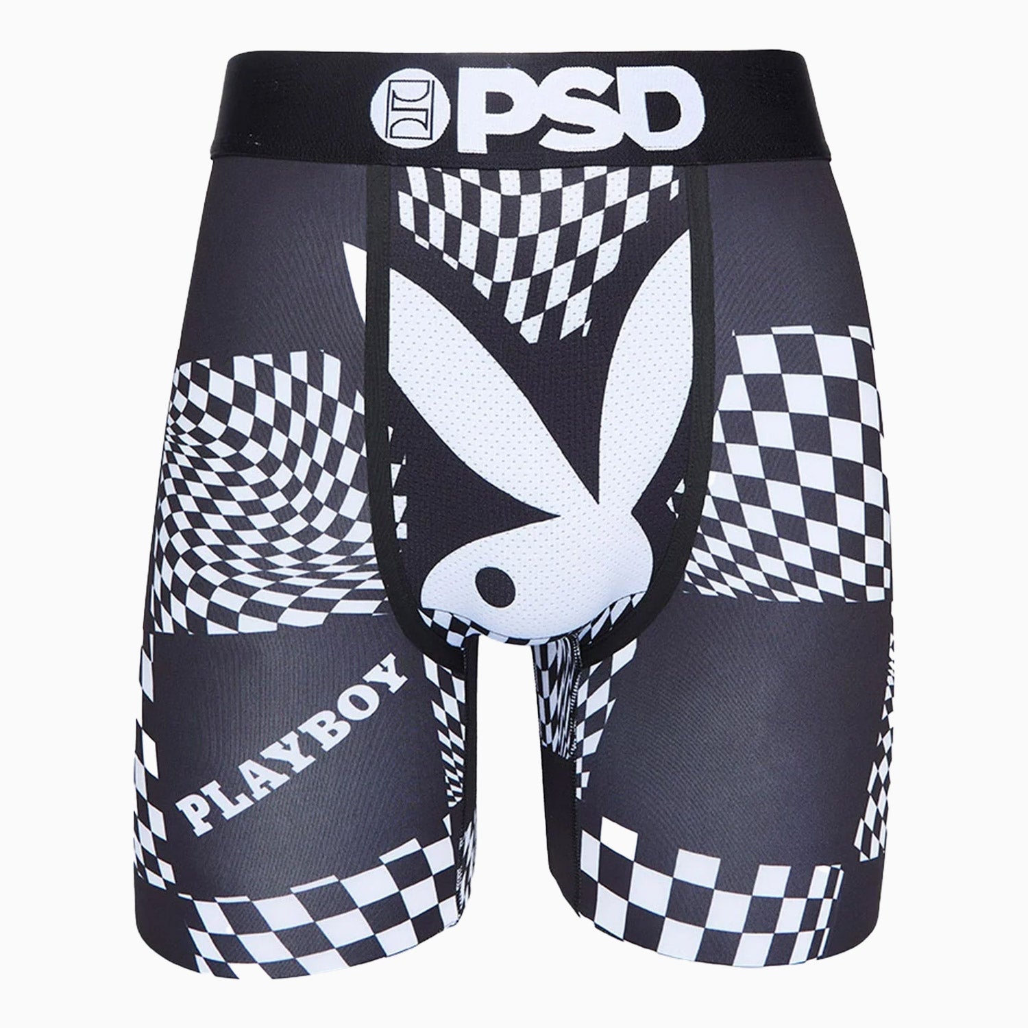 Psd Underwear Men's Playboy Warp Check Boxers