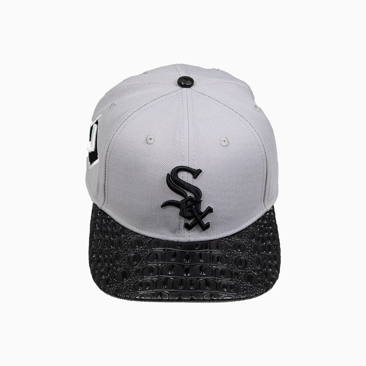 Leather white sox hat online