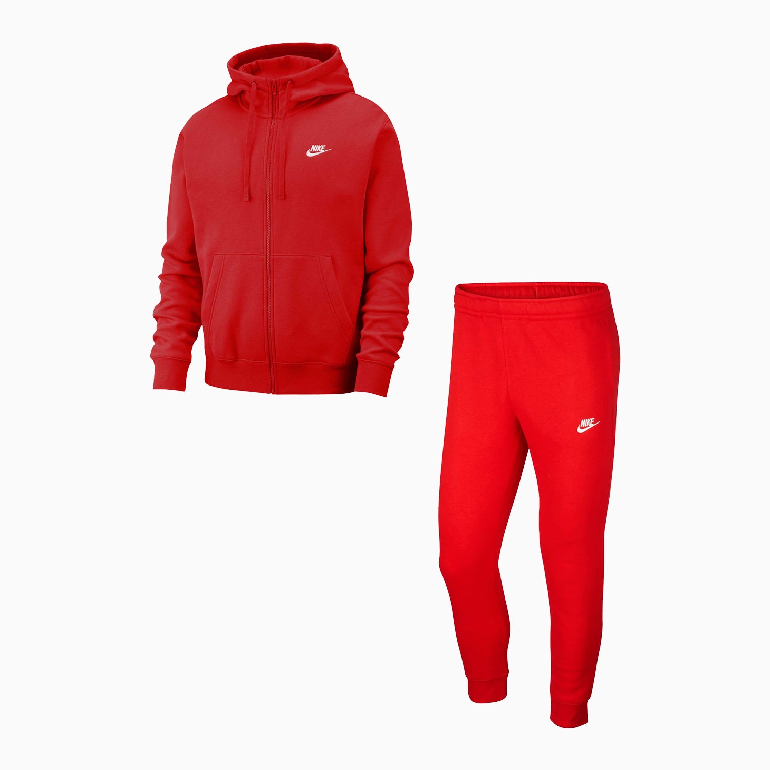 Red nike jogging suit online