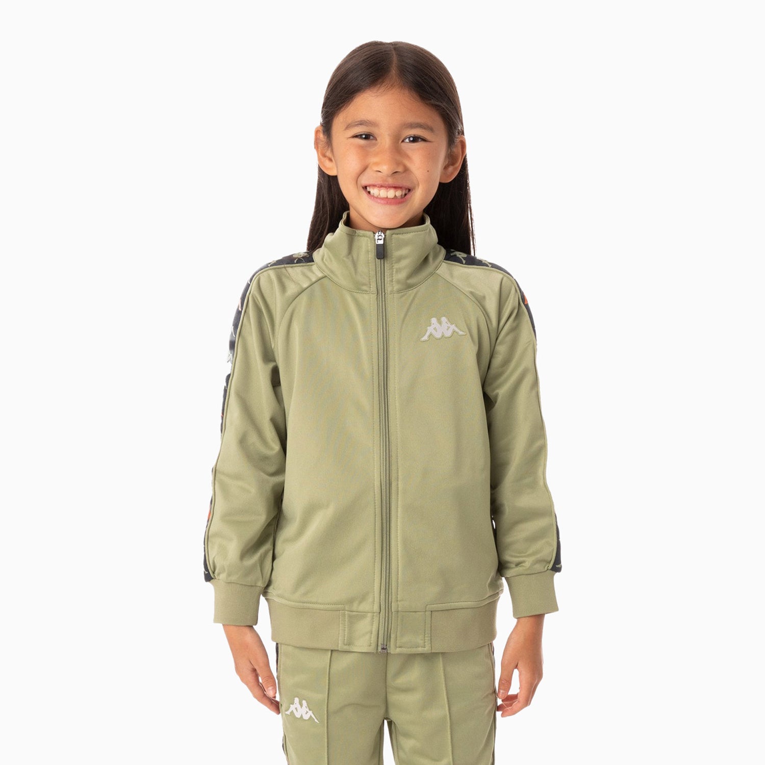 Kappa Kids 222 Banda Dullo Track Jacket Green Salvia Size 2Y