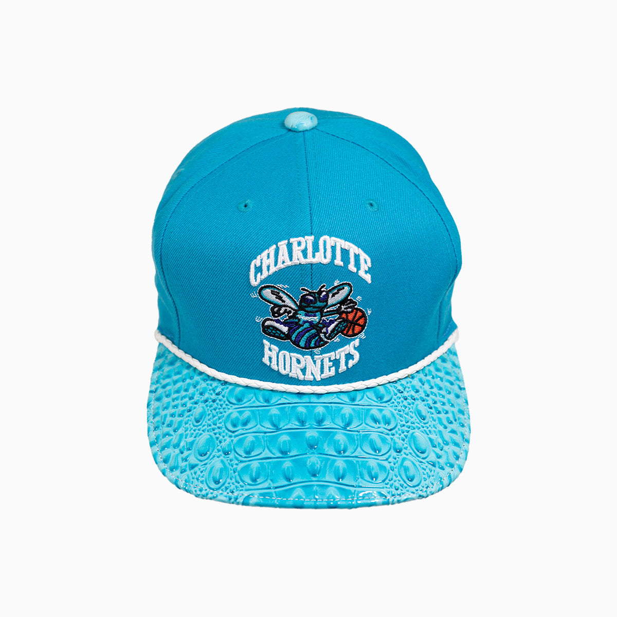 Mitchell & Ness - Head Coach Hoody Charlotte Hornets - Teal / Purpl