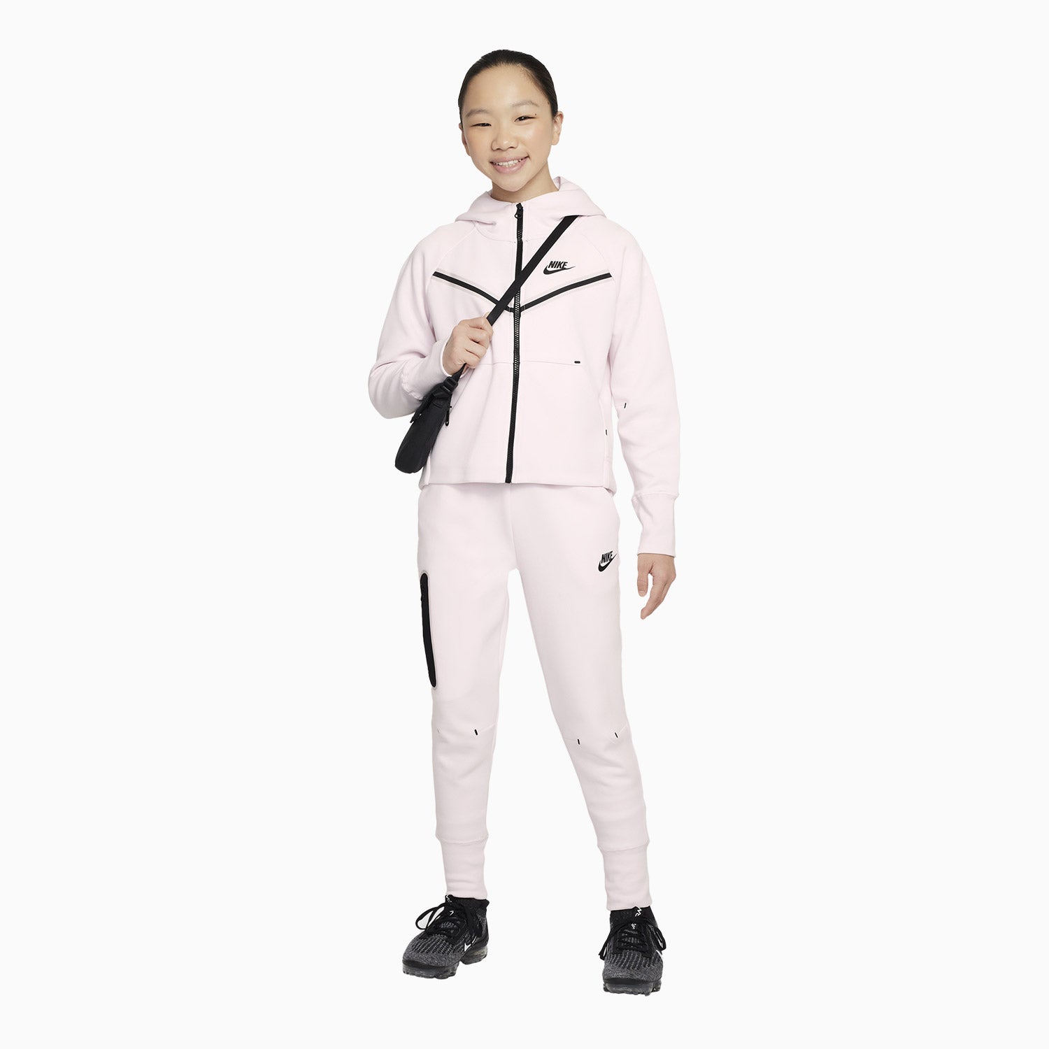 NEW Nike Sportswear Tech Fleece Jogger Pants Girls Pink CZ2595 664 - SIZE M