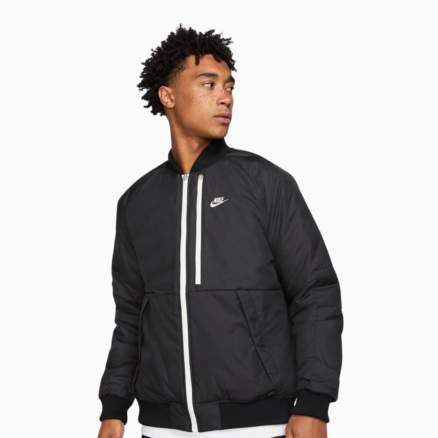 Nike Men's Sportswear Therma Fit Legacy Reversible Bomber Jacket