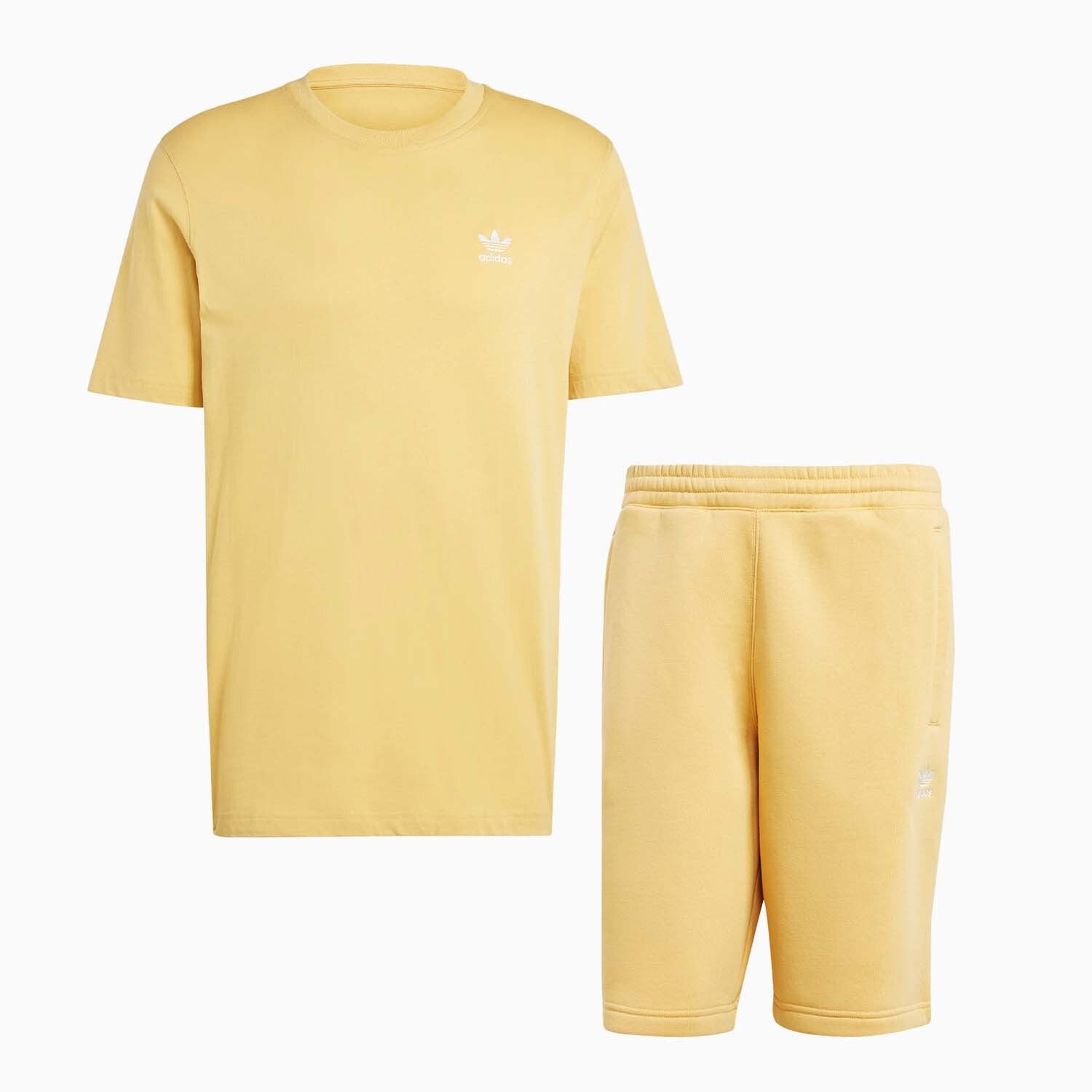 Adidas short and shirt set mens deals