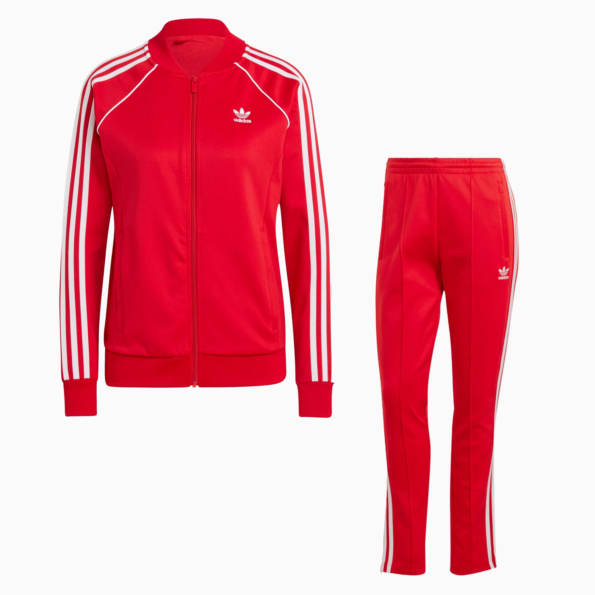 Adidas Adicolor Classics SST Women s Red Track Jacket Size Medium