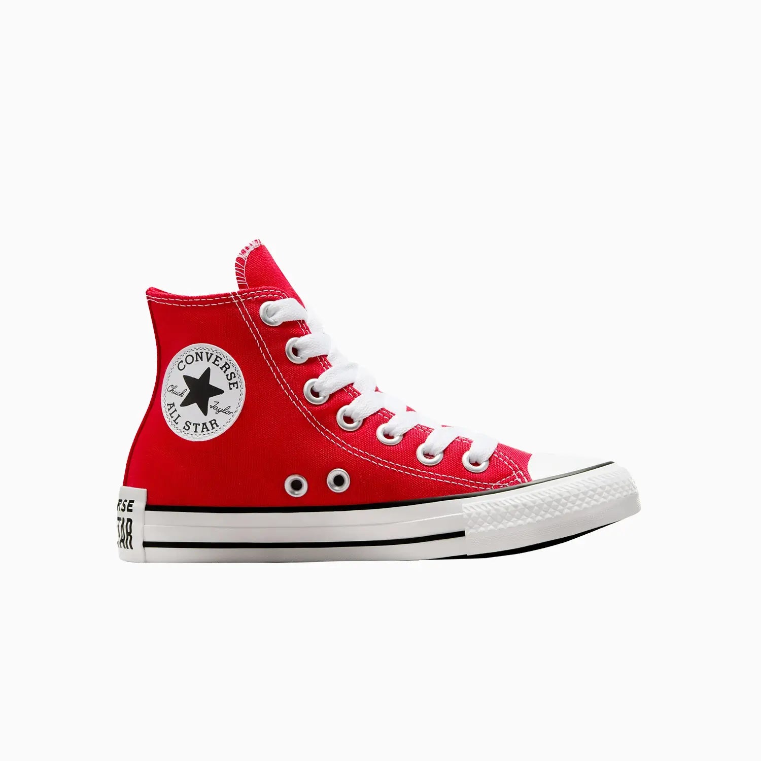 Converse Kids Grade School Chuck Taylor All Star High Top Shoes Size 7 Red White Black