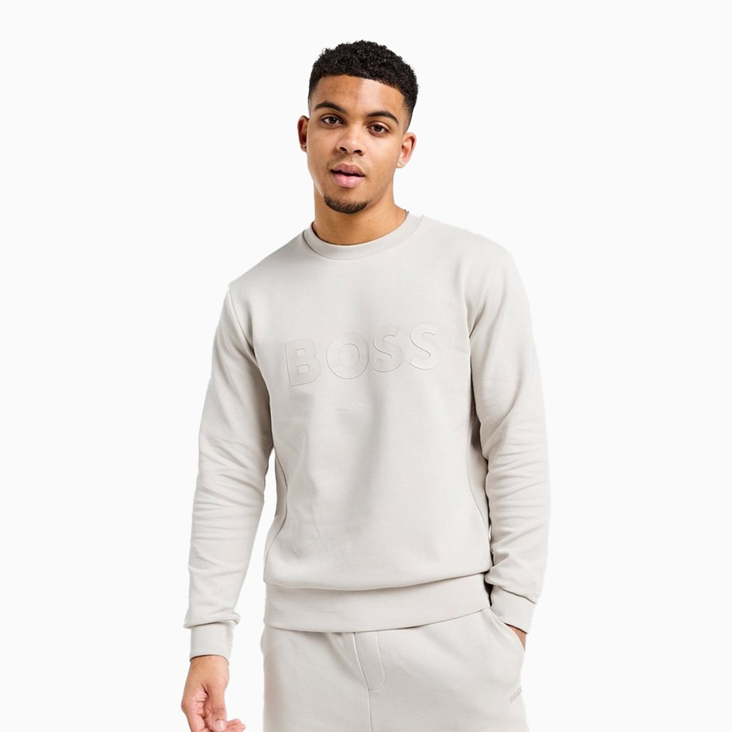 Hugo Boss Men s Salbo Crew Neck Sweatshirt