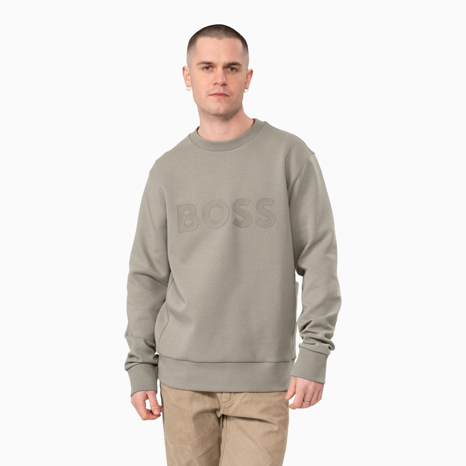 Boss salbo crew neck sweatshirt on sale