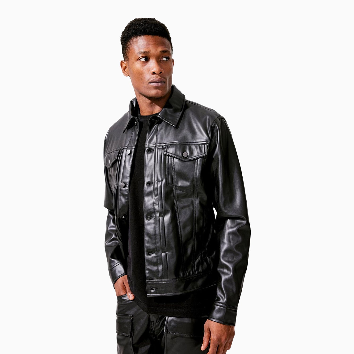 Jordan Craig Men s Thriller Trucker Leather jacket