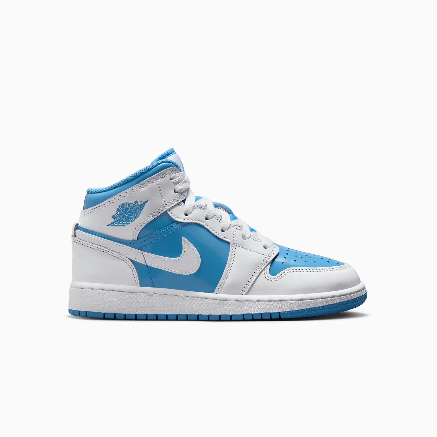 Kids Jordan Air 1 Mid SE Shoes Big 5.5 White Legend Blue