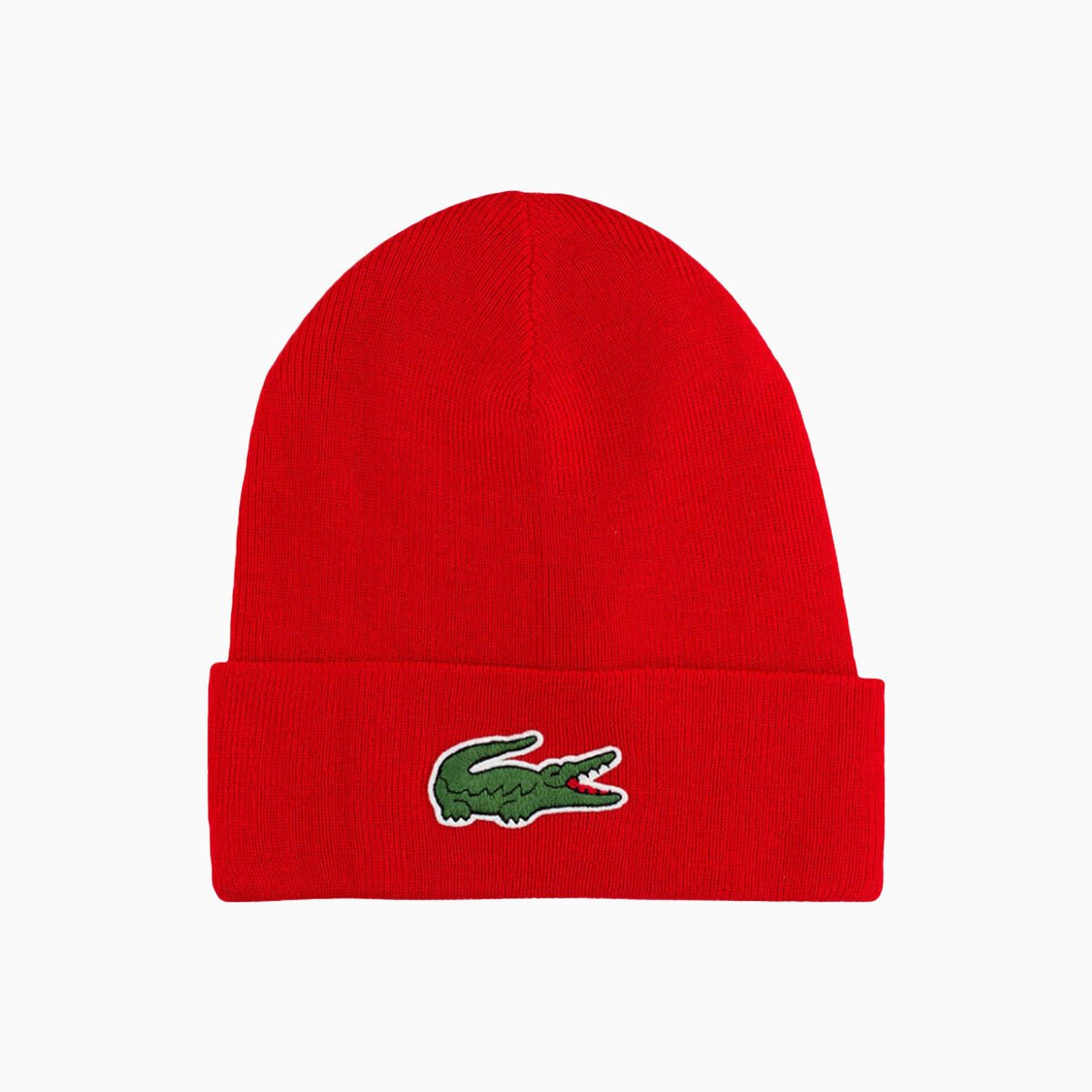 Red lacoste hat online