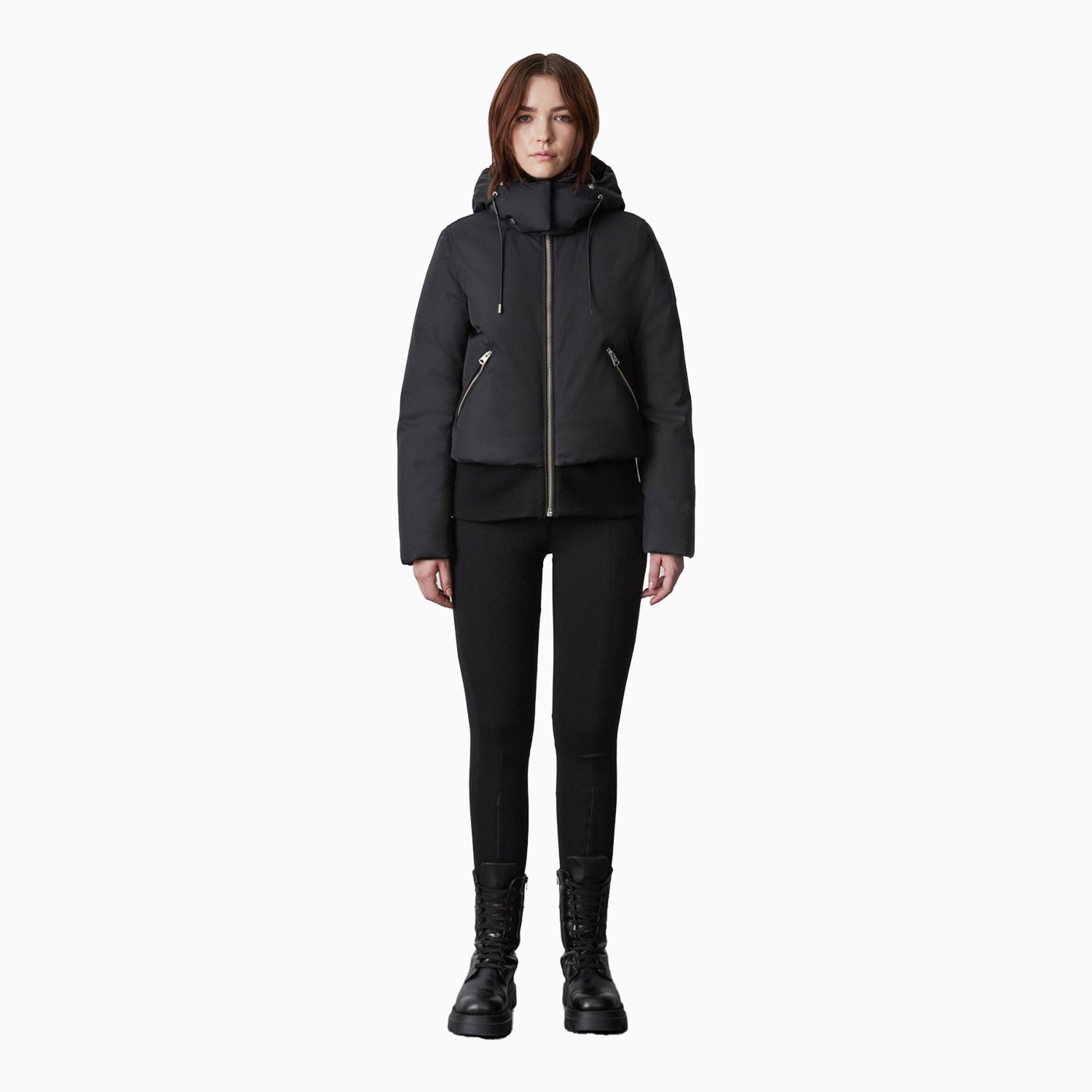 Mackage Women s CORY BX Hoodie Down Bomber Jacket