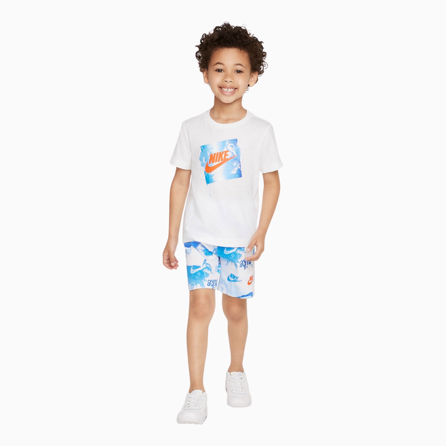 Nike Kid's Sportswear T Shirt And Shorts Outfit