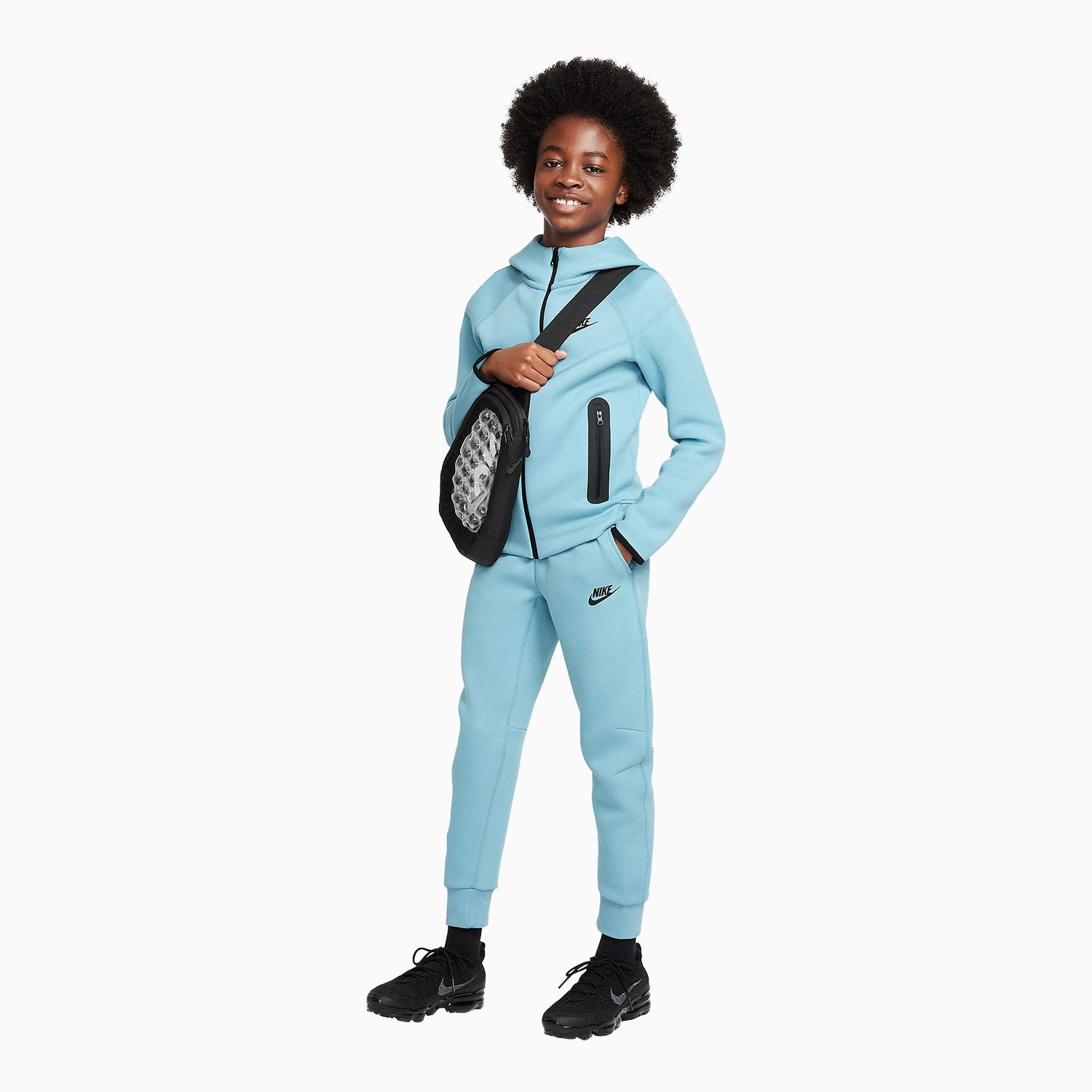 Kids blue nike tracksuit online