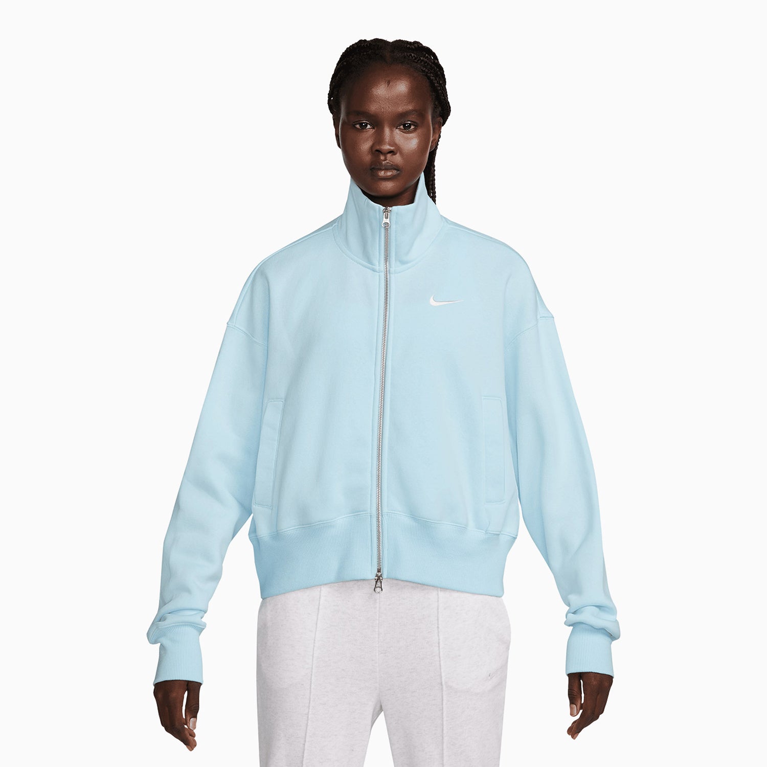 Nike fleece jacket women's best sale