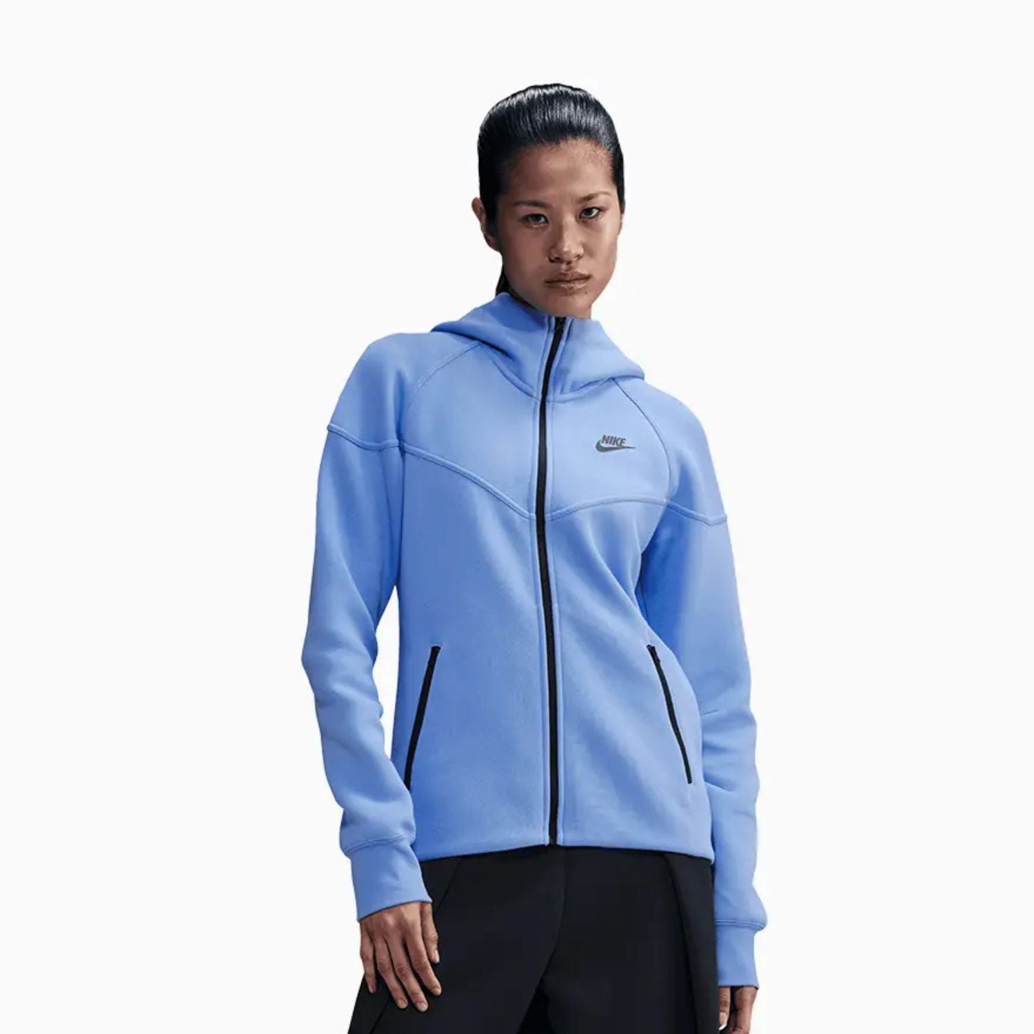 Blue nike tracksuit womens online