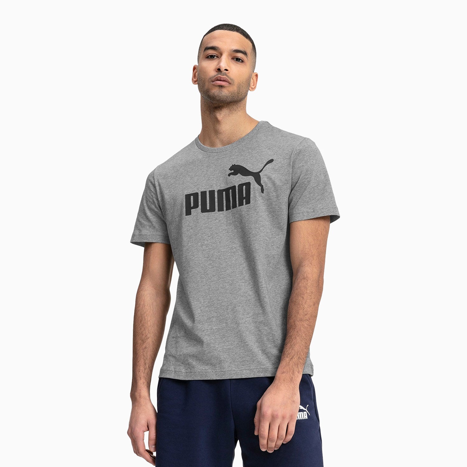 Puma Men s Essentials Logo Short Sleeve T Shirt