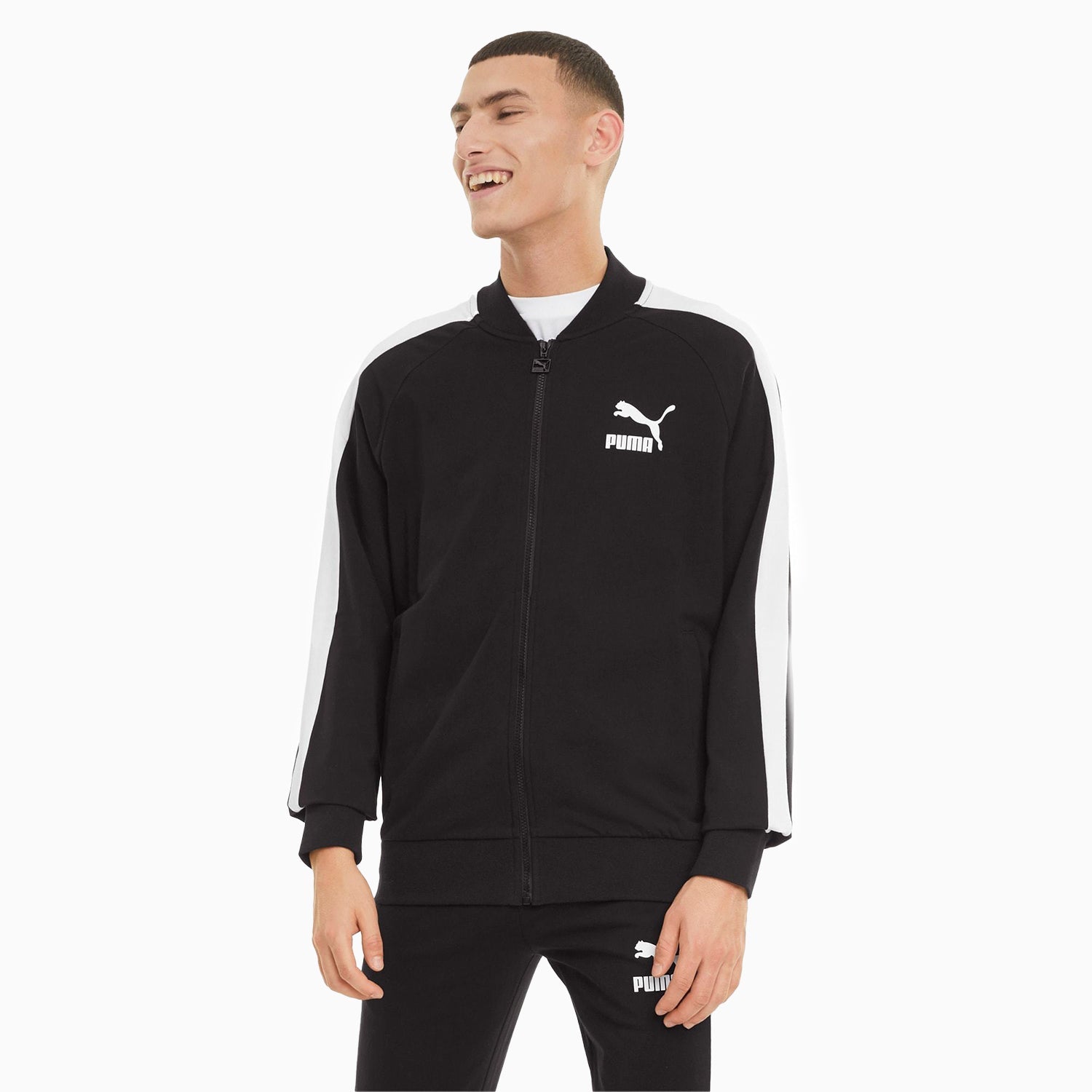 Puma t7 track jacket grey online