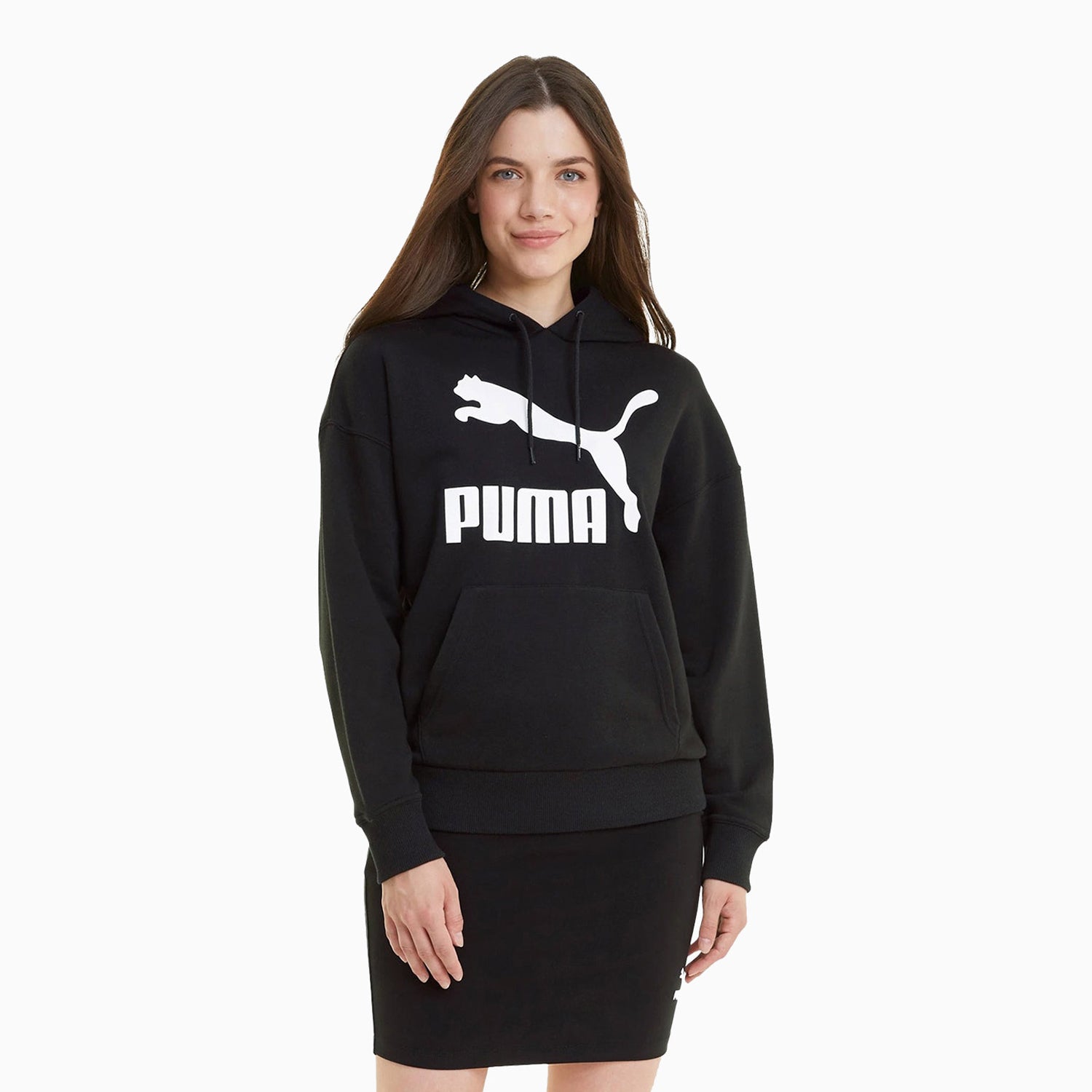 Puma Women s Classics Logo Pull Over Hoodie