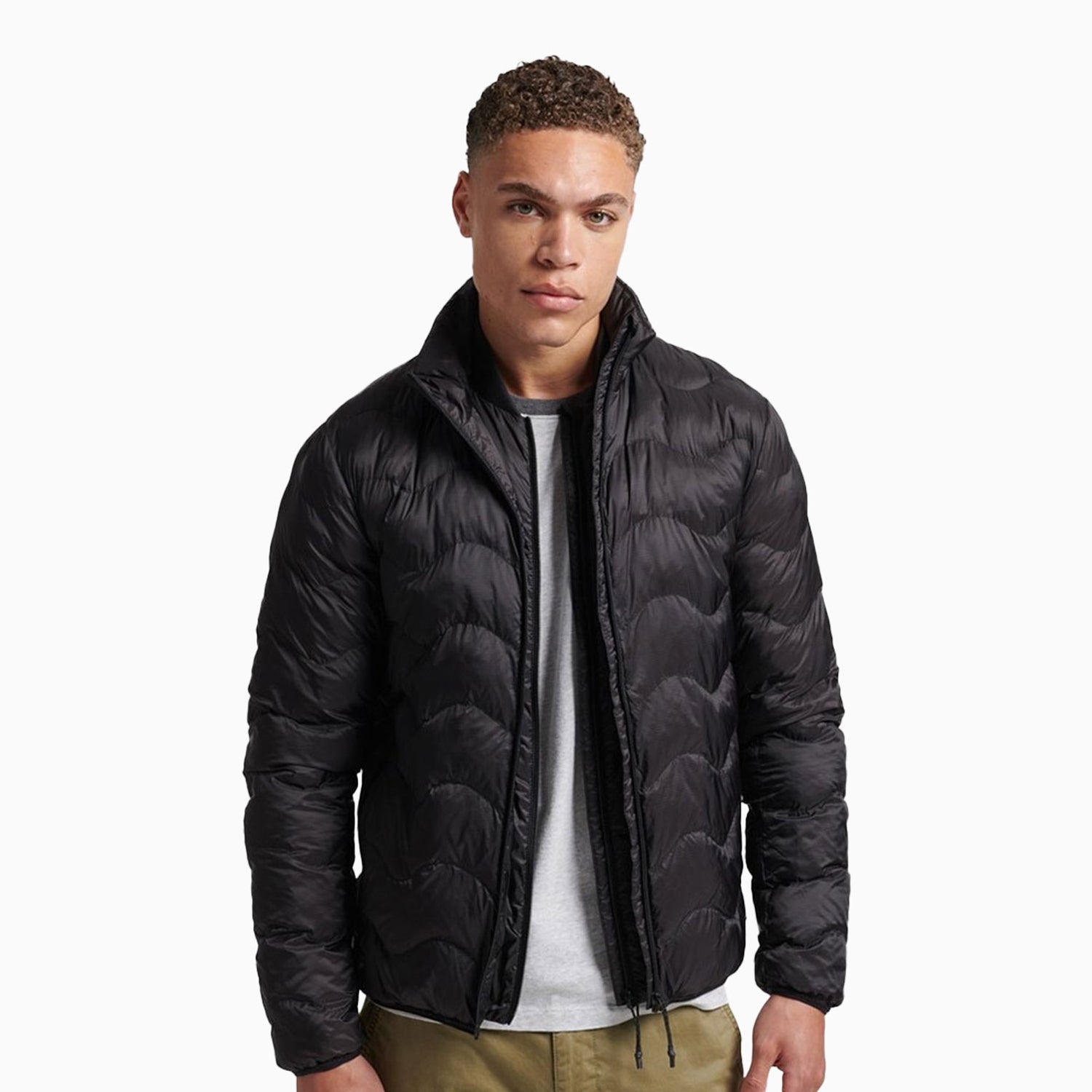 Superdry quilted puffer store jacket