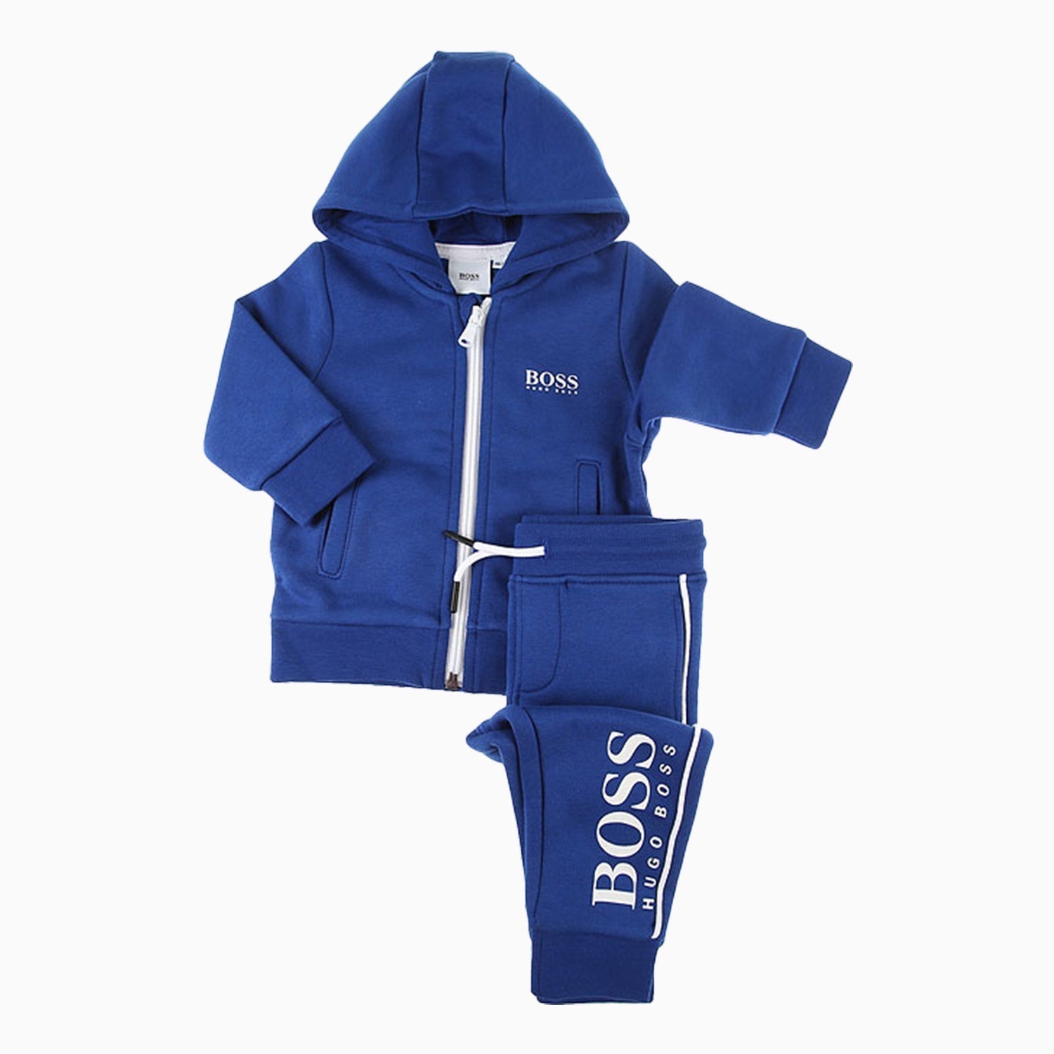 Boss Younger Boys Blue Logo Tracksuit