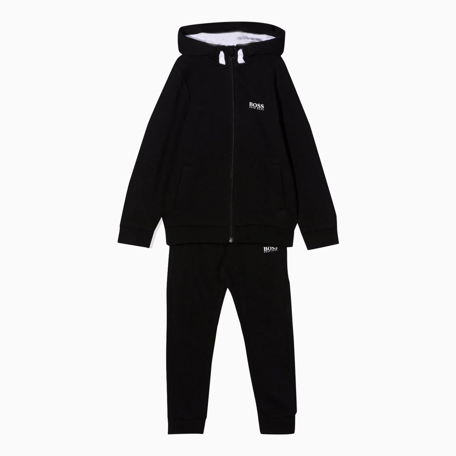 Hugo Boss Black Logo Tracksuit 6Y Black by Kids Atelier