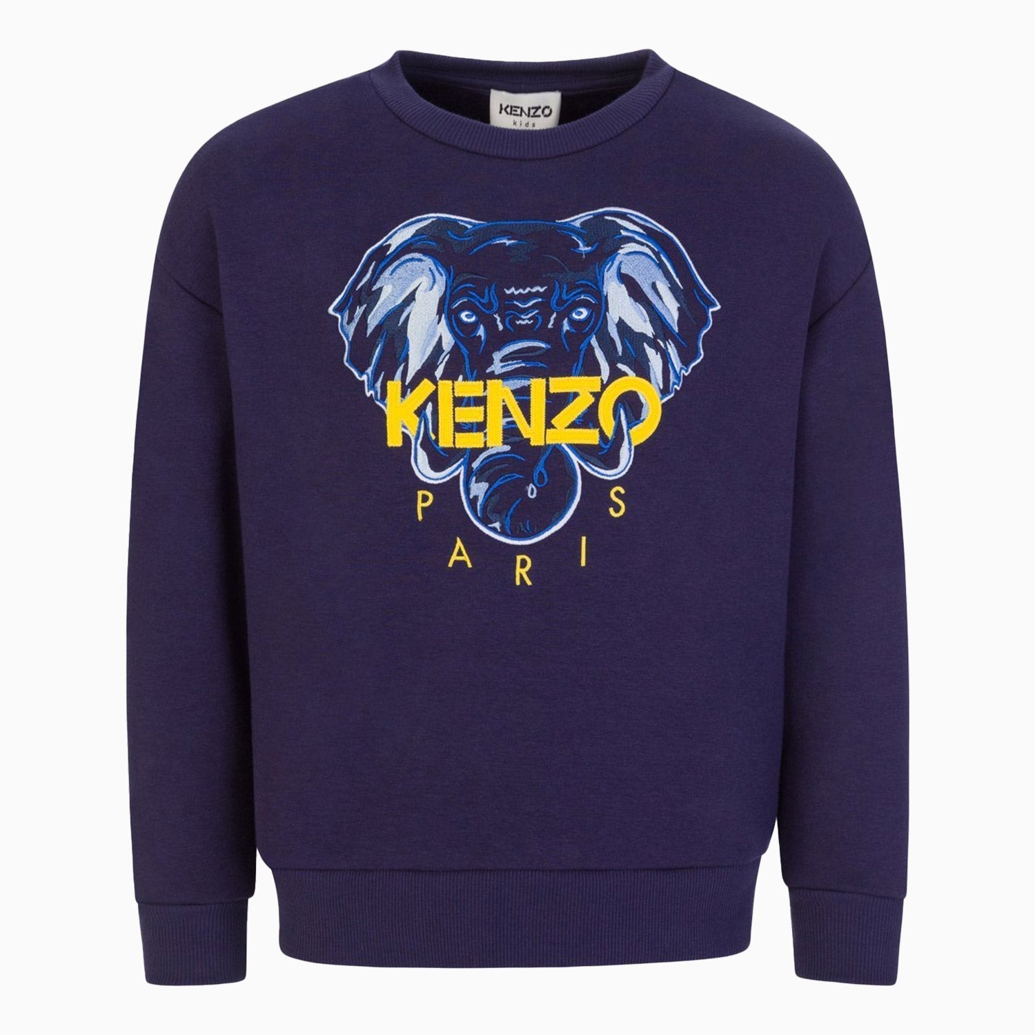 Kenzo Kids Boys Navy Elephant Logo Sweatshirt