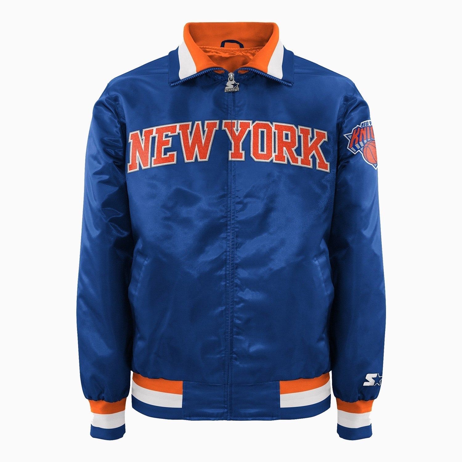 STARTER Men's NBA New York Knicks Varsity Jacket