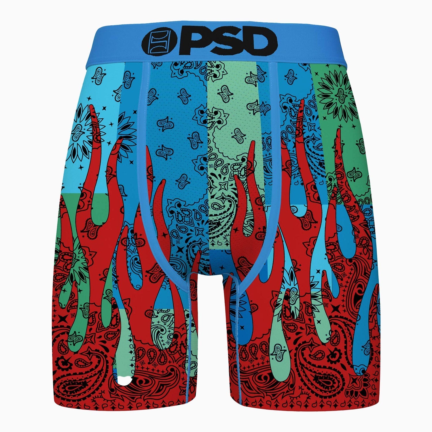 PSD Underwear Men s Cool Bandana Flames Boxers