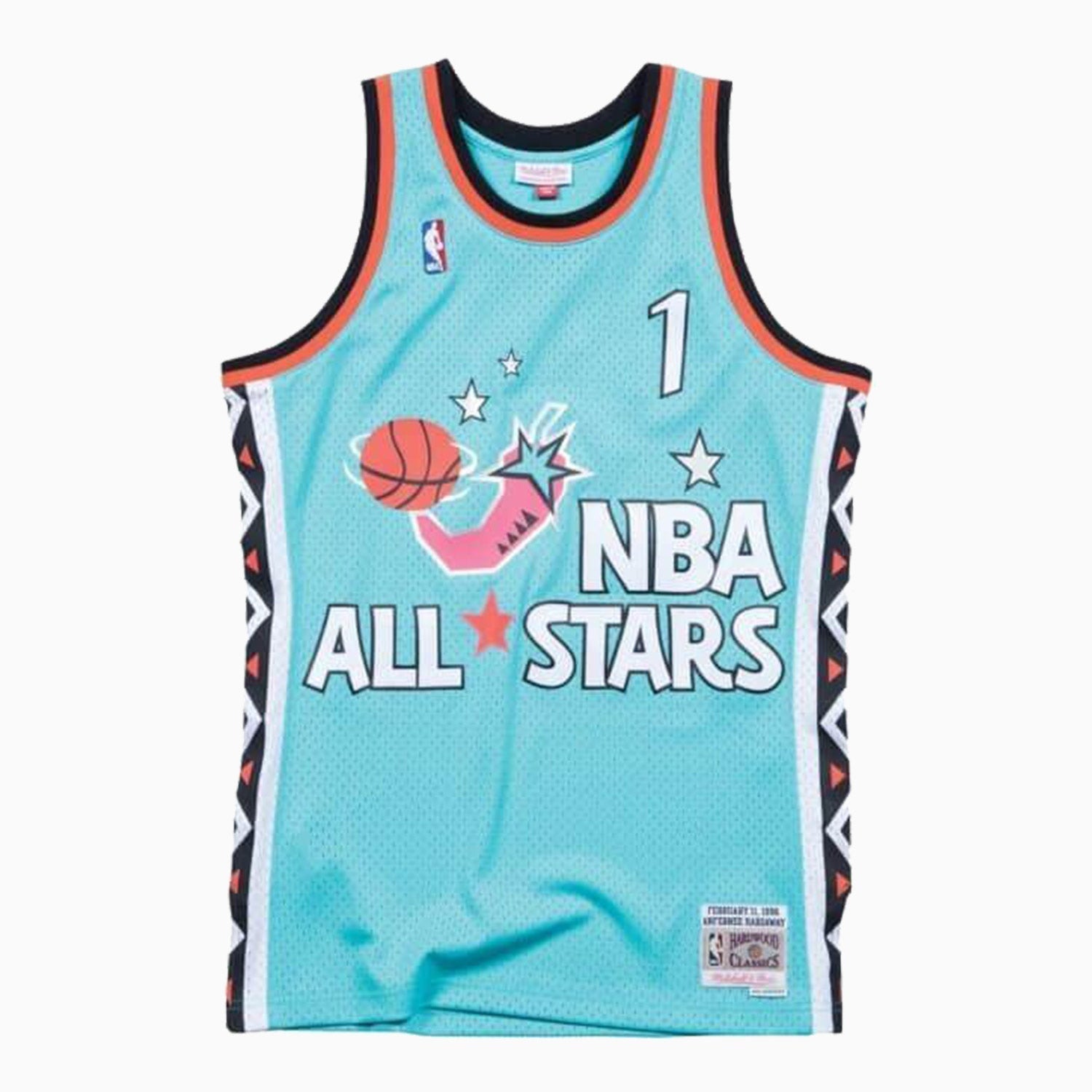 1996 Nba All Star Jersey Mourning XXL 100% AUTHENTIC Adidas