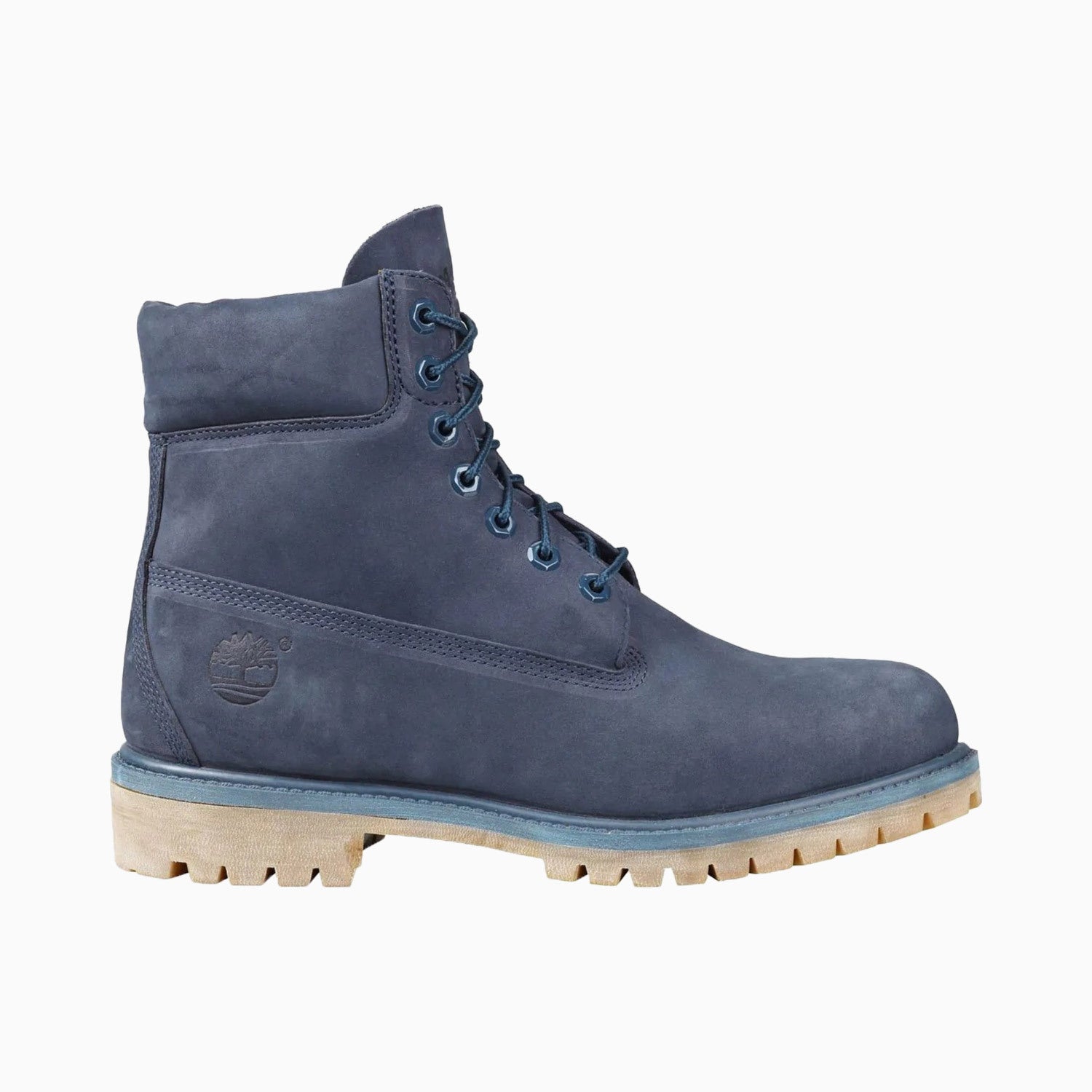 Timberland Premium high quality Leather Navy Blue Hiking Construction Boots