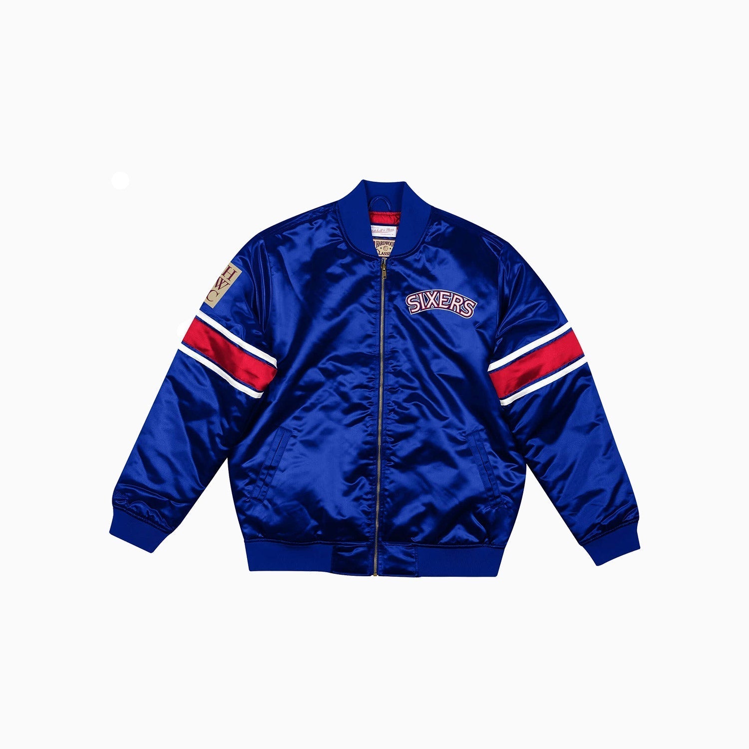 Mitchell And Ness Philadelphia 76Ers NBA Heavyweight Satin Jacket