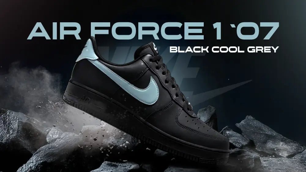 NIKE AIR FORCE 1 "BLACK COOL GREY" JUST DROPPED—THE STREETS AIN’T READY! - Tops and Bottoms USA