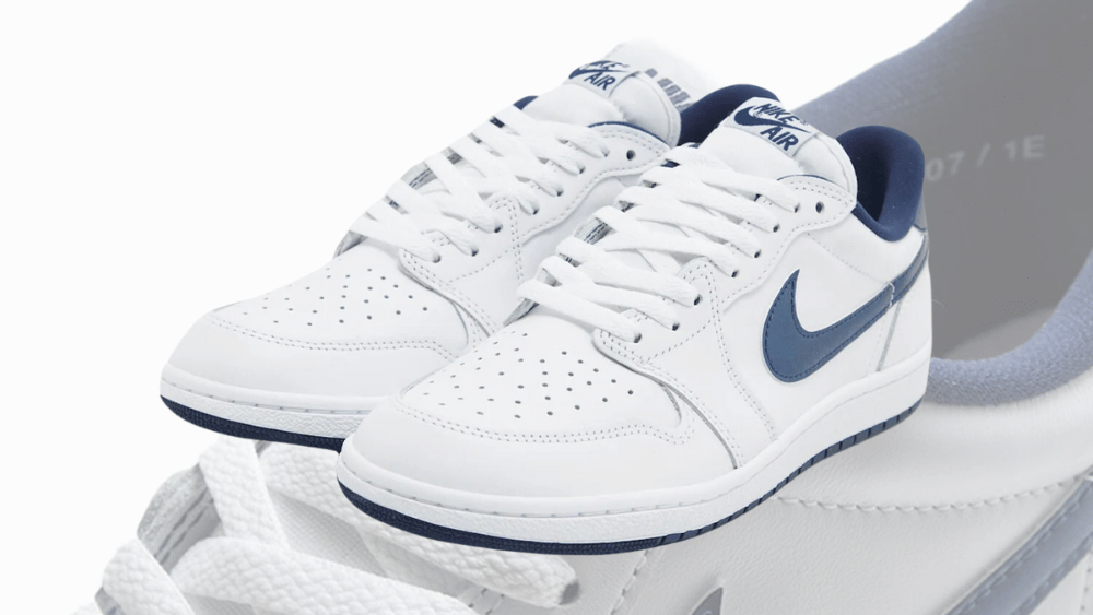 Men's Air Jordan 1 Low 85 "Metallic Blue"