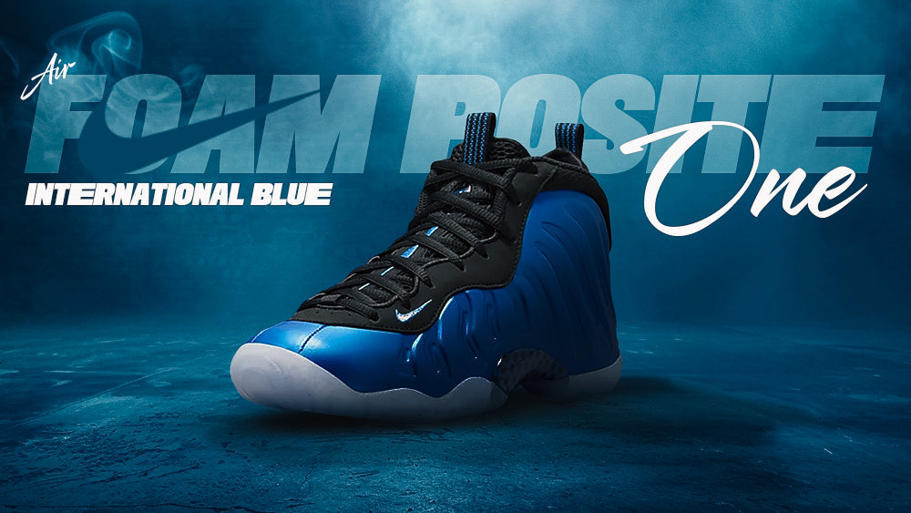 Men's Air Foamposite One International Blue Banner