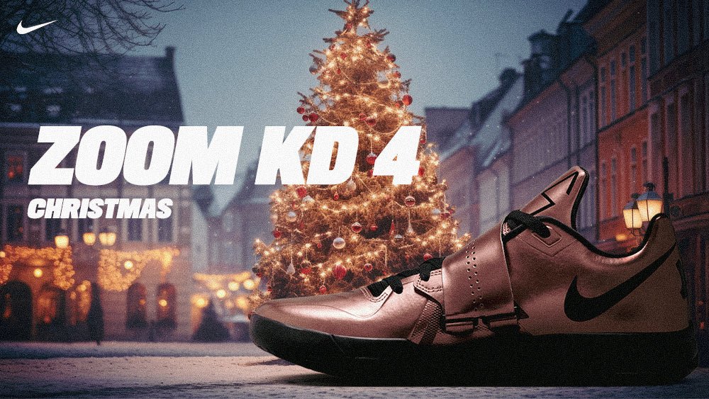 Men's Zoom KD 4 Christmas Banner