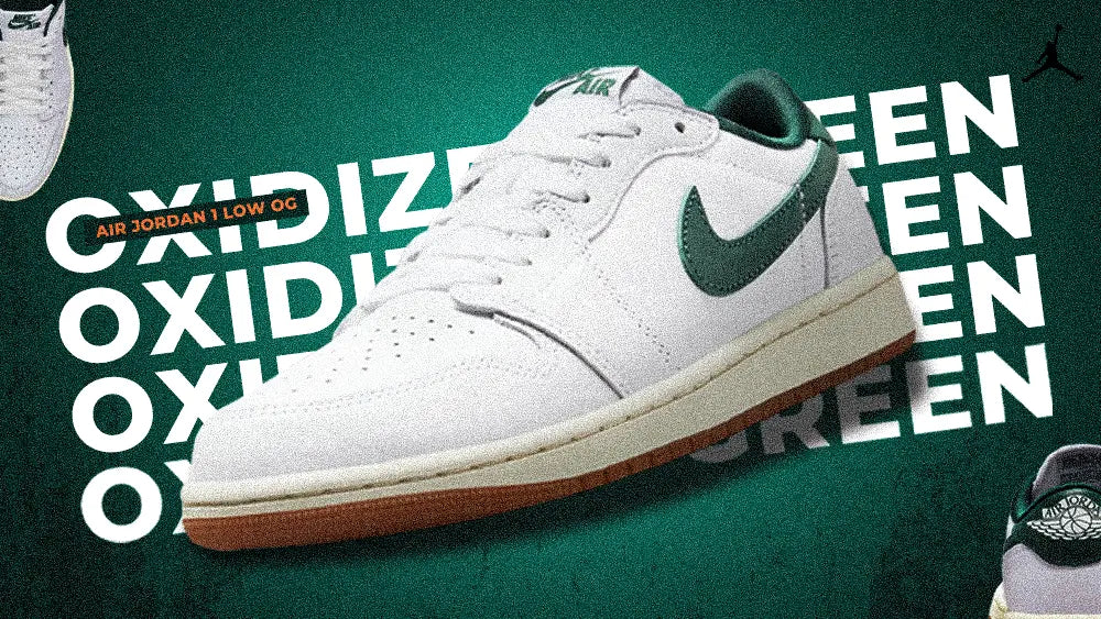 Women's Air Jordan 1 Low OG Oxidized Green Banner