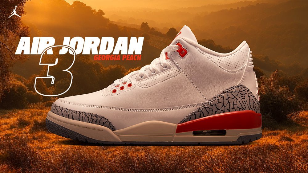 Women's Air Jordan 3 Retro "Georgia Peach" - Tops and Bottoms USA