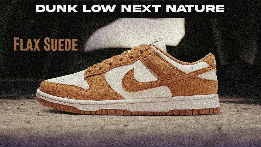 Women's Dunk Low Next Nature "Flax Suede" - Tops and Bottoms USA