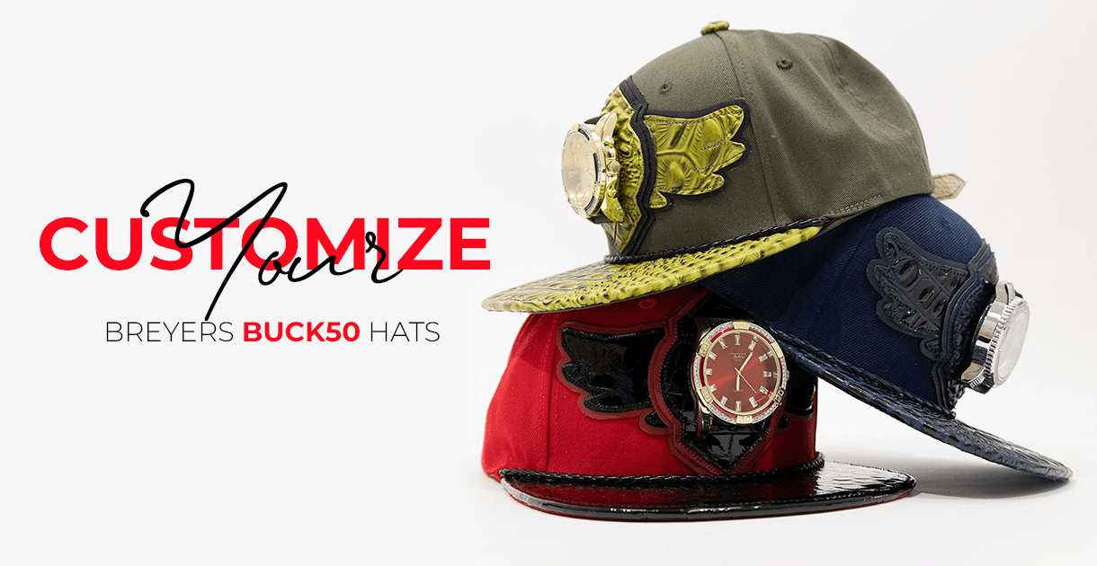 Custom Breyers Buck 50 Hats: Elevate Your Streetwear Game with Personalized Style - Tops and Bottoms USA