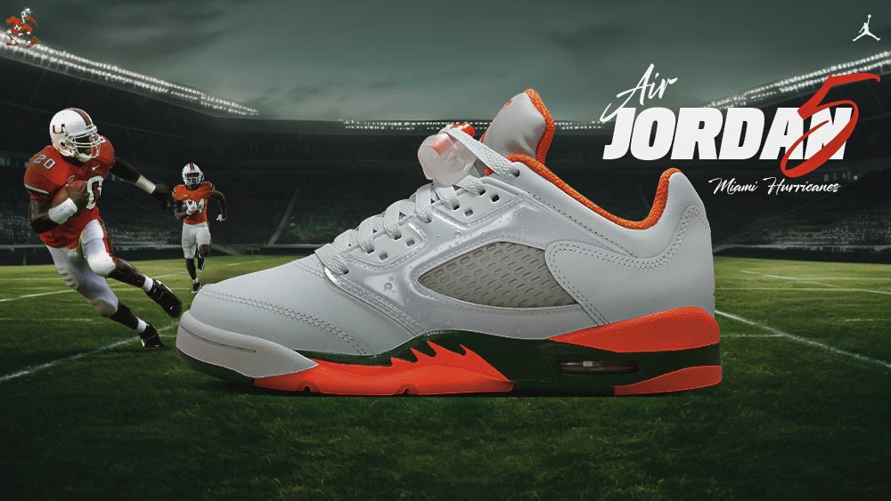 Air Jordan 5 Retro "Miami Hurricanes" - FQ1293-018