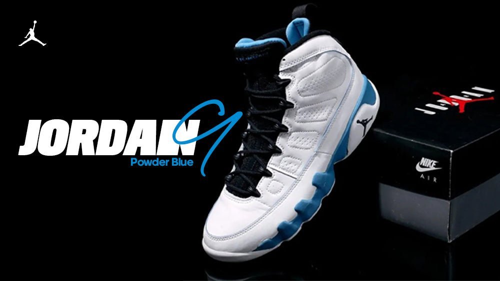 Men's Air Jordan 9 Retro "Powder Blue" - Tops and Bottoms USA