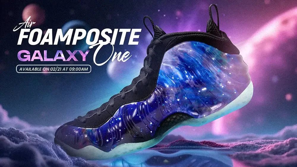 Nike Air Foamposite One "Galaxy" (2025) – A Cosmic Comeback - Tops and Bottoms USA