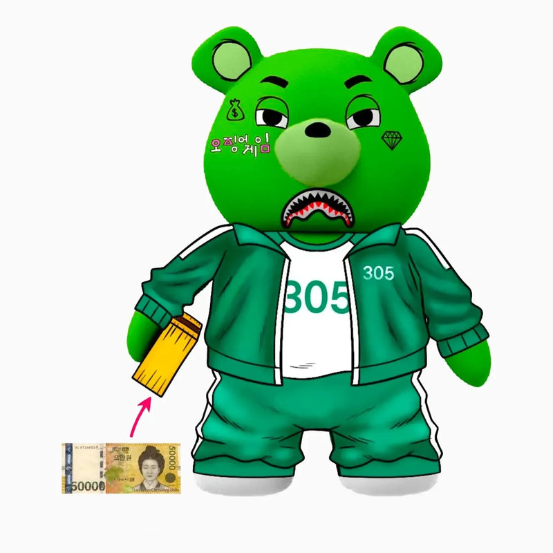 Squid Game Contestant Bear Backpack