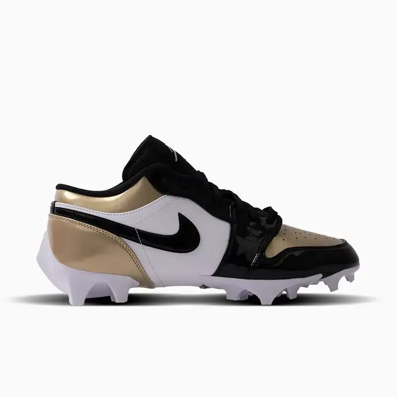 Men's Jordan 1 Low TD Football Cleat "Metallic Gold Black" Jordan - Tops and Bottoms USA