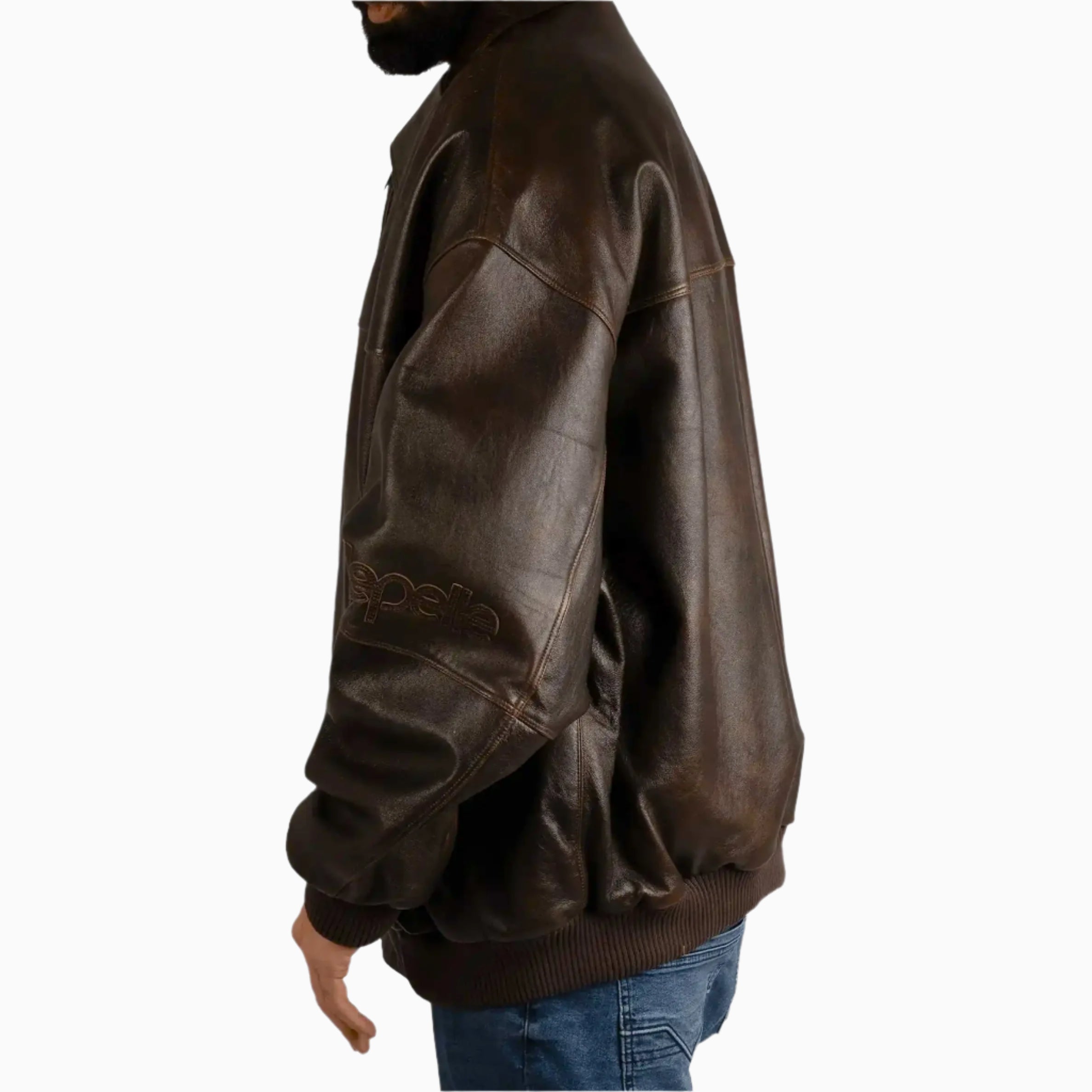 Men's Sanded Antique Leather Jacket