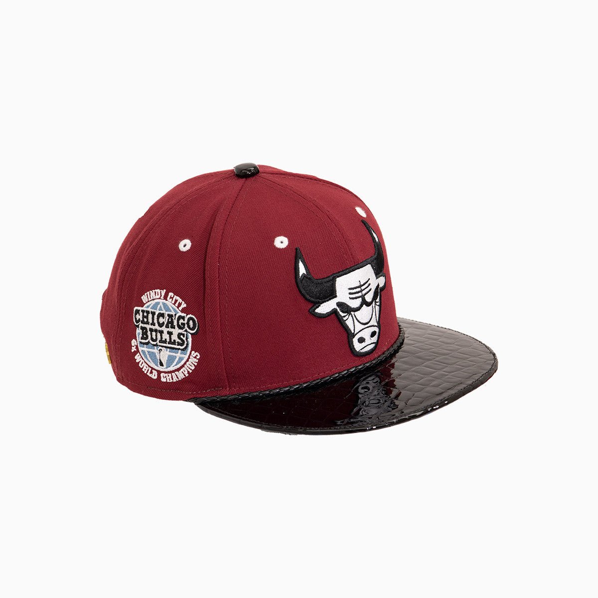 breyers-buck-50-chicago-bulls-hat-with-leather-visor-breyers-tcbh-red-black