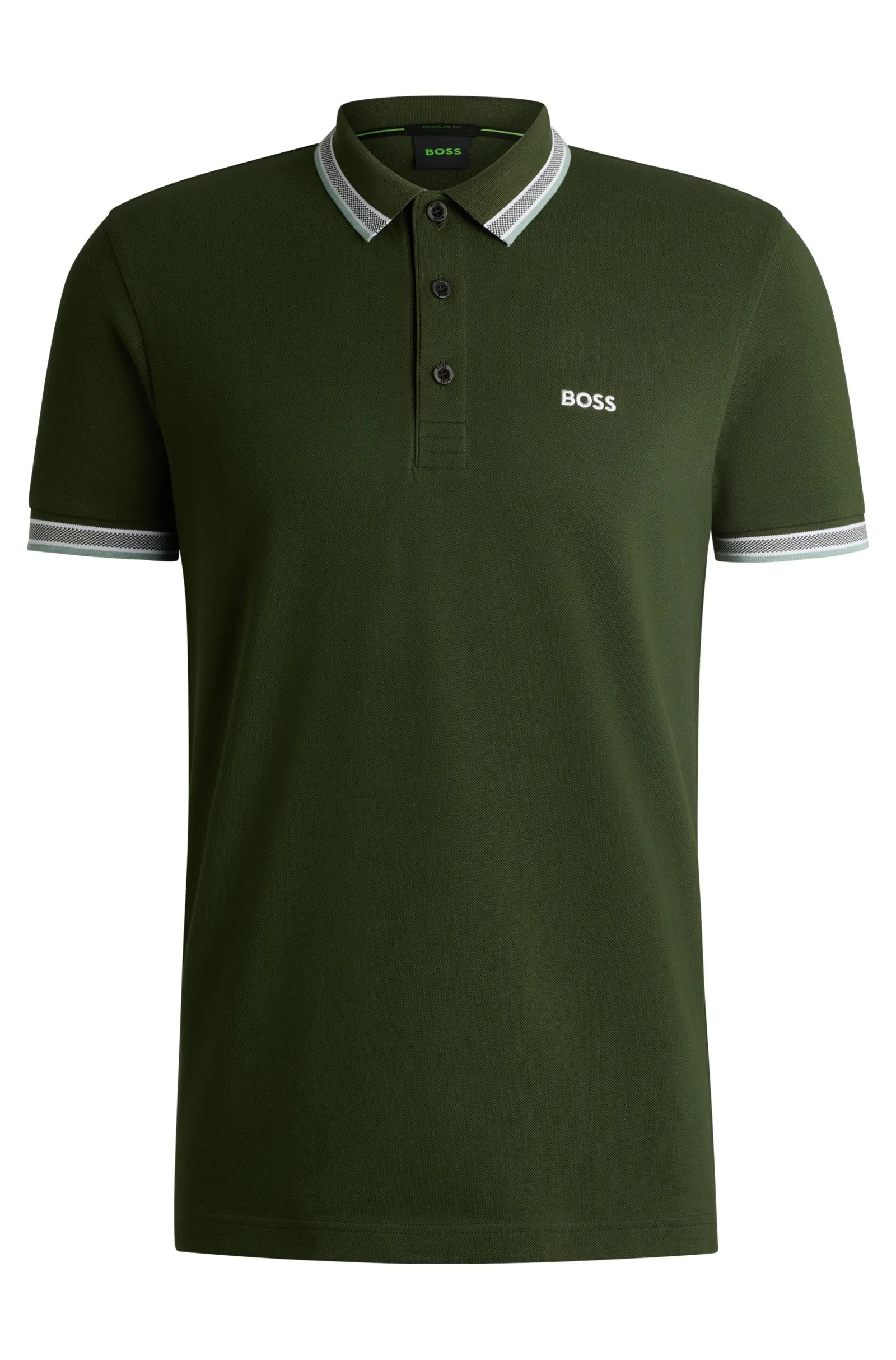 Men's Polo shirt with contrast logo Details Hugo Boss - Tops and Bottoms USA