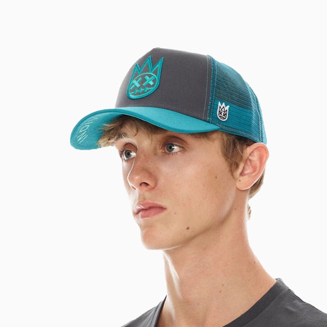 Men's Clean Logo Trucker Curved Visor Hat