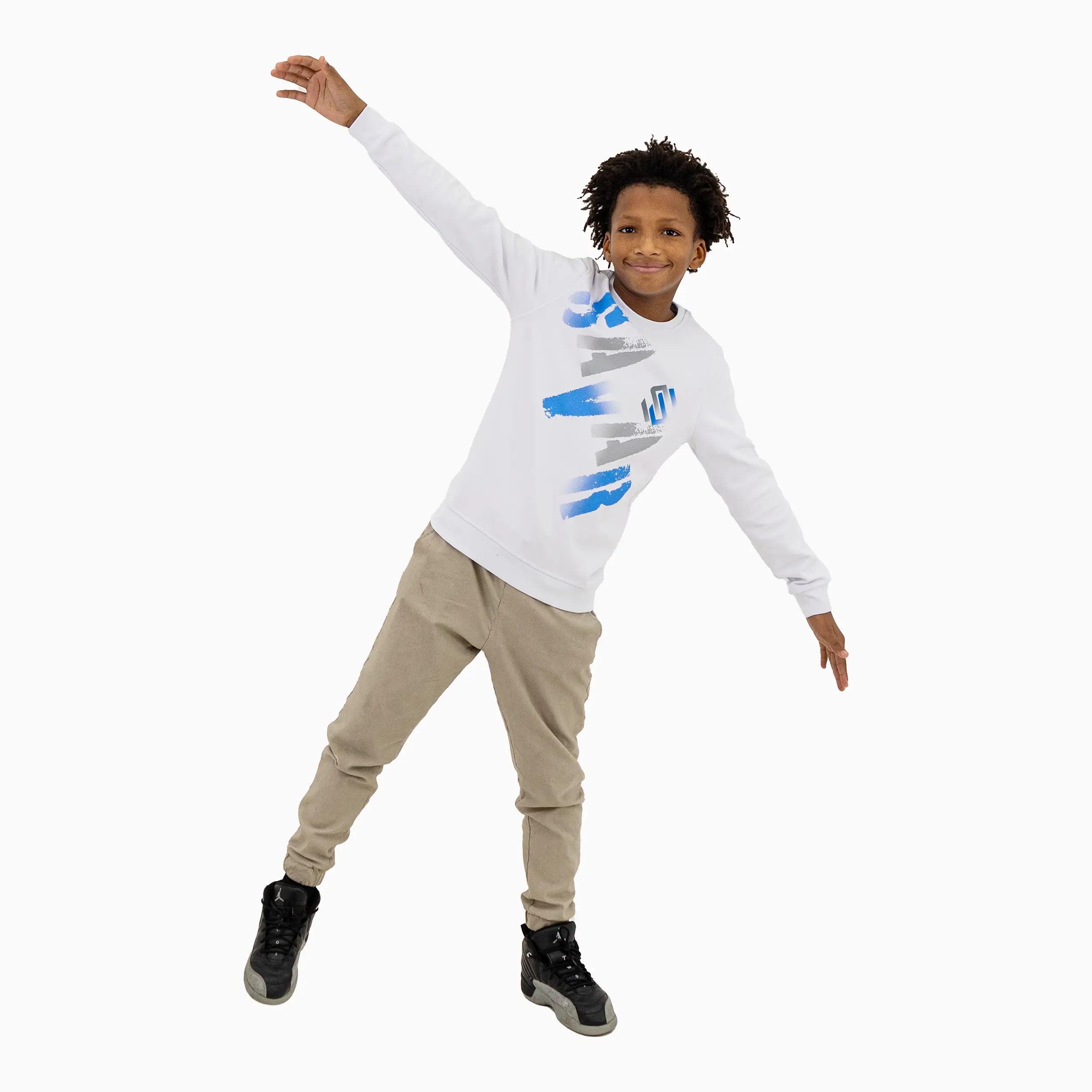 Kid's Graffiti Pulse Crew Neck Sweatshirt